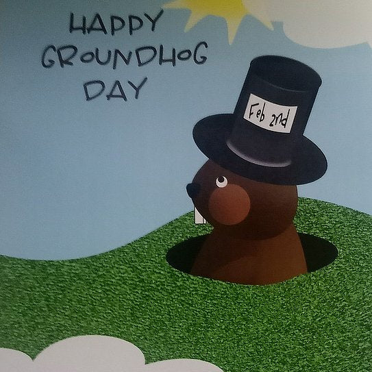 Coming Out TopHat Groundhog Day Card-Groundhog Stuff