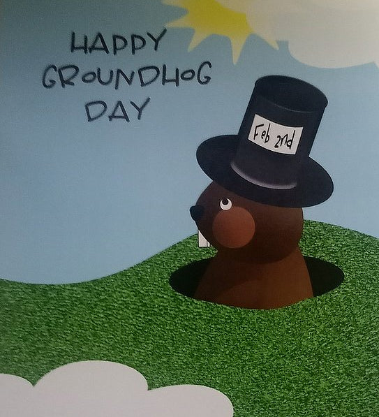Coming Out TopHat Groundhog Day Card-Groundhog Stuff