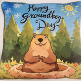 Happy Groundhog Day Pillow Covers-Groundhog Stuff