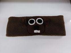 *Groundhog Face Headband- Groundhog Stuff