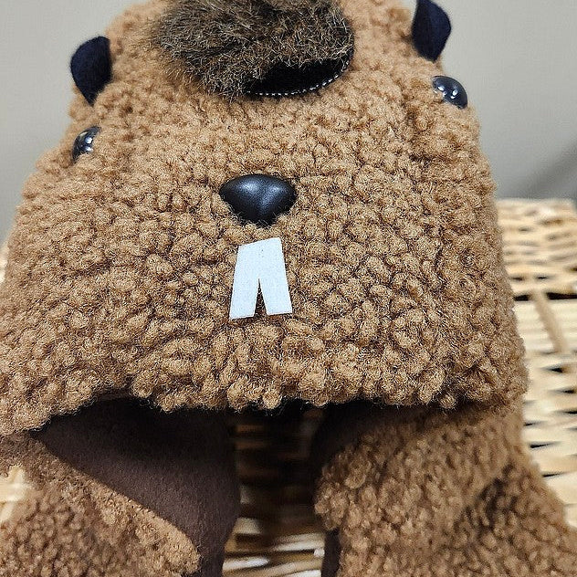 Adult Groundhog Hood-n-Mittens-Groundhog Stuff