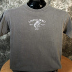 Adult Authentic Groundhog T-Shirt - Black (Washed Look)-Groundhog Stuff