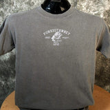 Adult Authentic Groundhog T-Shirt - Black (Washed Look)-Groundhog Stuff