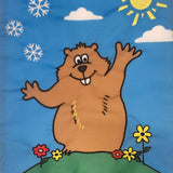 *Welcome Groundhog Garden Flag